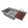 Chiuveta handmade SanDonna HD9250 (Crom Satin) Chiuveta handmade SanDonna HD9250 (Crom Satin)