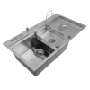 Chiuveta handmade SanDonna HD9250 (Crom Satin) Chiuveta handmade SanDonna HD9250 (Crom Satin)