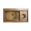 Chiuveta handmade SanDonna HD9245 (Auriu)