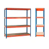 Стеллаж для архивации и хранения WALTZ 1600/600/1830 ORANGE-BLUE Стеллаж для архивации и хранения WALTZ 1600/600/1830 ORANGE-BLUE