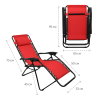 Scaun pliabil de gradina SIESTA (Rosu) Scaun pliabil de gradina SIESTA (Rosu)