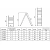 Scara telescopica dubla TECHNOWORKER 8x2