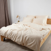 Set de lenjerie pentru pat TEP Stripe Satin 200 x 220 cm Champagne