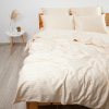 Set de lenjerie pentru pat TEP Stripe Satin 200 x 220 cm Champagne