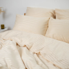 Set de lenjerie pentru pat TEP Stripe Satin 200 x 220 cm Champagne