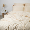 Set de lenjerie pentru pat TEP Stripe Satin 200 x 220 cm Champagne