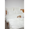 Set de lenjerie pentru pat TEP Stripe Satin 200 x 220 cm Pure White