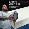 Saltea fără arcuri Somnart XXL Memory Aloe Vera 200 x 200 cm