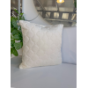 Декоративная подушка Relaxe Home Velure 40 x 40 см Milky