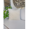 Декоративная подушка Relaxe Home Velure 40 x 40 см Milky