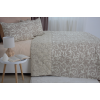 Покрывало + 2 Наволочки TEP ELEGANT COTTON 220 x 240 см Beige and White Покрывало + 2 Наволочки TEP ELEGANT COTTON 220 x 240 см Beige and White