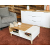 Журнальный столик MatroLuxe №1 Baroque Ristretto Oak / White Alaska Журнальный столик MatroLuxe №1 Baroque Ristretto Oak / White Alaska