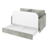 Прямой раскладной диван Polo 150 x 190 см Iris 90