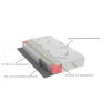 Saltea cu arcuri împachetate Somnart Pocket HypoallergenicMed® Safe Relax HoReCa 160 x 200 cm