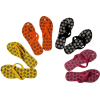 Тапочки летние (вьетнамки) женск, тканевая перепонка, высок