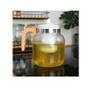 Ceainic pentru infuzie EH 1.5l, din sticla cu maner din lemn