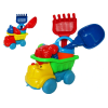 Set de jucarii pentru nisip in masina 5buc, 25X15cm Set de jucarii pentru nisip in masina 5buc, 25X15cm