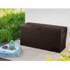 Сундук для хранения Keter Comfy 270l, 117X45X57cm, коричневый Сундук для хранения Keter Comfy 270l, 117X45X57cm, коричневый