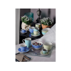 Set 6 cani Tognana Bahamas cu farfurioare, 3 culori, portelan Set 6 cani Tognana Bahamas cu farfurioare, 3 culori, portelan