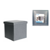 Табурет-ящик для хранения Storage Solutions 38X38X38cm, 2kg,, полиэстер Табурет-ящик для хранения Storage Solutions 38X38X38cm, 2kg,, полиэстер