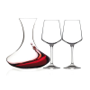 Set decanter 2l si 2 pahare 460ml pentru vin rosu Aria, cristal Set decanter 2l si 2 pahare 460ml pentru vin rosu Aria, cristal