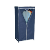 Dulap-organizator cu 2 secțiuni 160x75x50 cm, albastru, din material textil Dulap-organizator cu 2 secțiuni 160x75x50 cm, albastru, din material textil