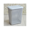 Корзина для белья с крышкой Econova 30l, 37X26X46.5cm, светло-серый Корзина для белья с крышкой Econova 30l, 37X26X46.5cm, светло-серый