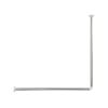 Tijă pentru perdea forma "Г" Tendance 80X80cm, inox Tijă pentru perdea forma