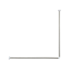 Tijă pentru perdea forma"Г" Tendance 90X90cm, inox Tijă pentru perdea forma