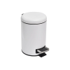 Cos pentru gunoi cu pedala Tendance 3l H25.5cm, metal, alb, soft close