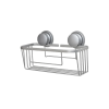 Cos pe ventuze Tendance Aluminium 28X13.5X16cm, gri Cos pe ventuze Tendance Aluminium 28X13.5X16cm, gri