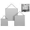 Set oglinzi de perete 3buc: 35X35/30X30/20X20cm Set oglinzi de perete 3buc: 35X35/30X30/20X20cm