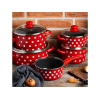Кастрюля эмалированная Classic 16см, 1.5л, крышка стекло