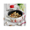 Cratita emailata Kitchen 24cm, 5l, capac din sticla Cratita emailata Kitchen 24cm, 5l, capac din sticla