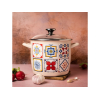 Cratita emailata Imperial 20cm, 5.1l, capac din sticla Cratita emailata Imperial 20cm, 5.1l, capac din sticla
