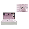 Lenjerie de pat Euro 2 NH Stripe Satin, roz Lenjerie de pat Euro 2 NH Stripe Satin, roz