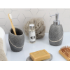 Диспенсер для мыла Tendance Novara Stone Effect 240мл, полирезин, серый Диспенсер для мыла Tendance Novara Stone Effect 240мл, полирезин, серый
