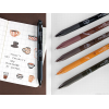 Set pix cu gel Zebra Sarasa Clip Study with Coffee, 0.5 mm, 5buc Set pix cu gel Zebra Sarasa Clip Study with Coffee, 0.5 mm, 5buc