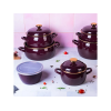 Cratita emailata Bordo Princ 20 cm, 4.2 l, capac metal Cratita emailata Bordo Princ 20 cm, 4.2 l, capac metal