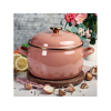 Cratita emailata Mocha Mousse 18 cm, 3.1 l, capac din metal Cratita emailata Mocha Mousse 18 cm, 3.1 l, capac din metal