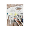 Set Manga Girl in the Shrine 5 piese + sticker Set Manga Girl in the Shrine 5 piese + sticker