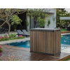 Ящик для хранения Deco SIO Darwin 1150л, 141X82X120 см, орех Ящик для хранения Deco SIO Darwin 1150л, 141X82X120 см, орех