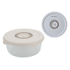 Recipient pentru vidat cu capac Frigoverre Perla 1.4 l, D20X8.4 cm, sticla