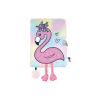 Jurnal cu lacat, A5, 96 foi, Tropical Flamingo, coperta plus