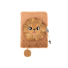 Дневник с замком A5, 96 листов 3D My Little Friend Lion, плюшевая обложка Дневник с замком A5, 96 листов 3D My Little Friend Lion, плюшевая обложка