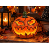 Сувенир LED Halloween Тыква 15X15X16 см