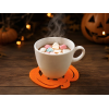 Набор подставок под горячее 4шт Halloween D10 см, фетр