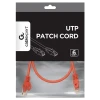 Патч-корд Cablexpert PP6U-0.5M/R, Cat6 UTP, 0,5м, Красный