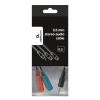 Аудио адаптер Cablexpert CCA-417, 3.5mm 4-pin (M) - 2x 3.5mm 3-pin (F), 0,2м, Чёрный