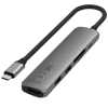 Satechi 6-in-1 USB-C Slim Multiport, USB-C3.2, Out: USB-C PD 75W, 2*USB-A, HDMI 4K@60Hz, Micro/SD, Satechi 6-in-1 USB-C Slim Multiport, USB-C3.2, Out: USB-C PD 75W, 2*USB-A, HDMI 4K@60Hz, Micro/SD,